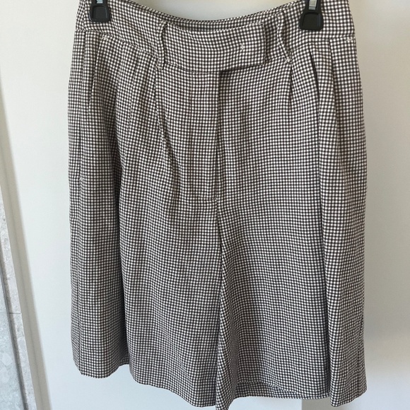REMAIN Birger Christensen Bermuda Shorts Beige Gingham - Picture 1 of 4